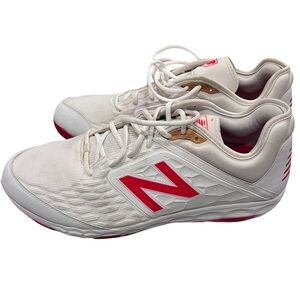 New Balance
Mens 3000
V4 Metal Baseball
Cleats White/ Red NIB - Size
16